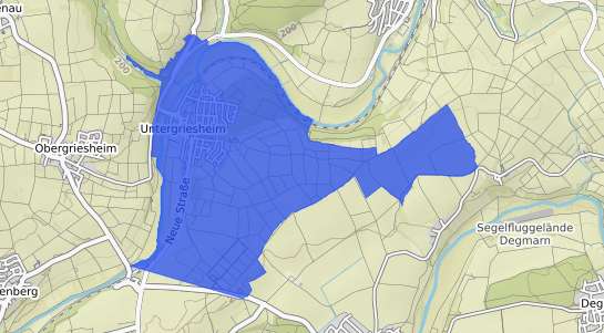 Bodenrichtwertkarte Bad Friedrichshall Untergriesheim
